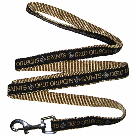 Leash Pets First NFL New Orleans Saints Dog Basic Leashes