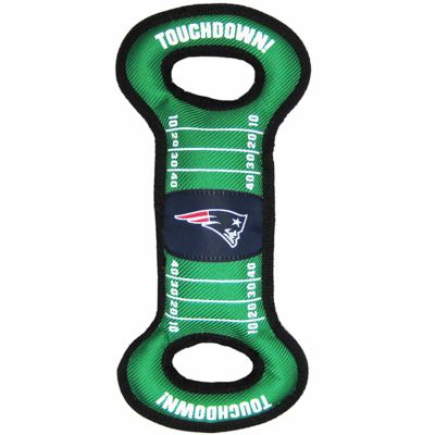 Pets First NFL New England Patriots Field Tug Dog Toy