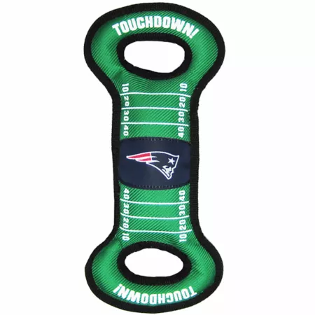 Pets First NFL New England Patriots Field Tug Dog Toy Dog Rope & Tug Toys