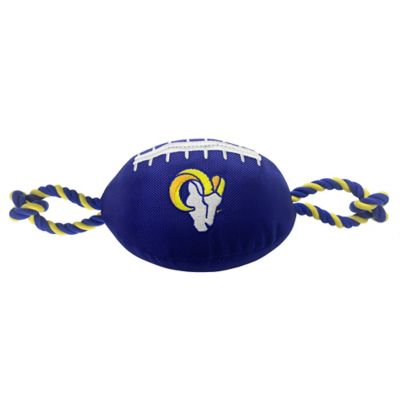Pets First NFL Los Angeles Rams Football Dog Toy