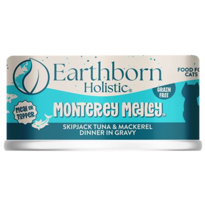 Earthborn Holistic Monterey Medley Skipjack Tuna and Mackerel Dinner in Gravy, 5.5 oz.