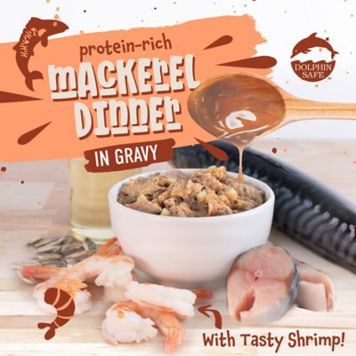 Image showing  Catalina Catch Mackerel Dinner with Shrimp in Gravy, 5.5 oz.
