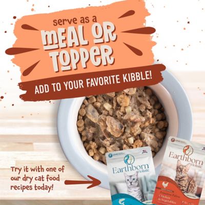 Image showing 5 th Earthborn Holistic Catalina Catch Mackerel Dinner with Shrimp in Gravy, 5.5 oz.