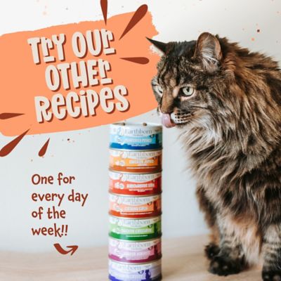 Image showing 7 th Earthborn Holistic Catalina Catch Mackerel Dinner with Shrimp in Gravy, 5.5 oz.