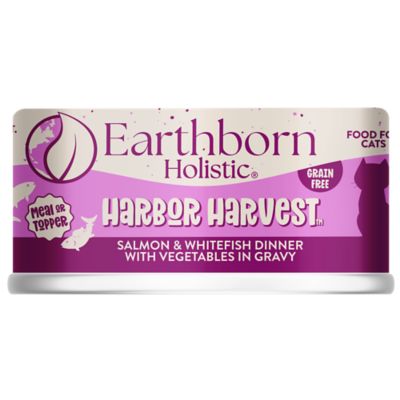 Earthborn Holistic Harbor Harvest Salmon and Whitefish Dinner with Vegetables in Gravy, 3 oz.
