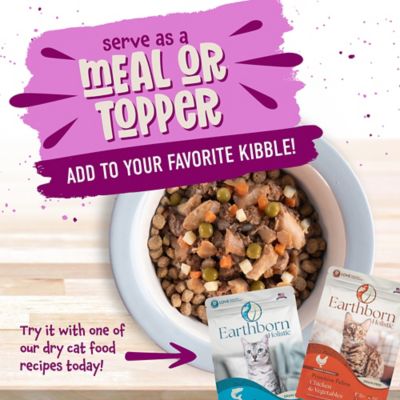 Image showing 5 th Earthborn Holistic Harbor Harvest Salmon and Whitefish Dinner with Vegetables in Gravy, 3 oz.