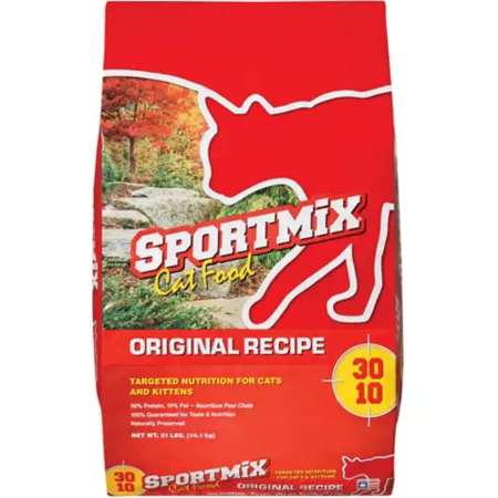 Sportmix Original All Life Stages Indoor/Outdoor 30/10 Chicken Formula Dry Cat Food Dry Cat Food