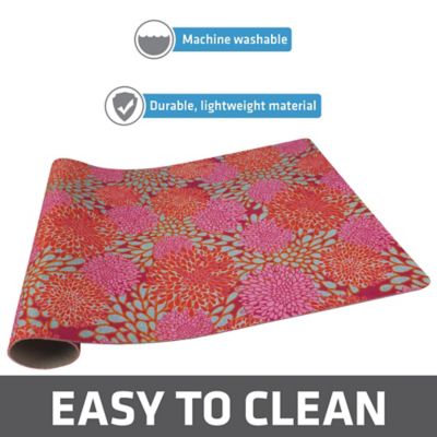 Image showing  Pet Placemat, Pink Flower