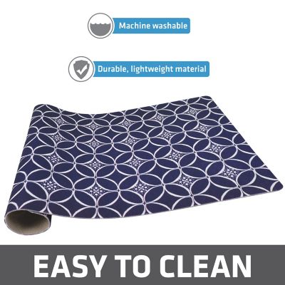 Image showing  Pet Placemat, Indigo/Navy/White
