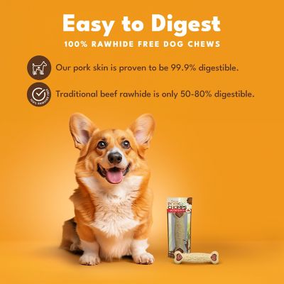 Image showing  7-inch Bacon Flavor Crunchy Bone, 1 ct. Dog Chew