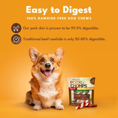Image showing  6 in. Assorted Bacon and Chicken Flavor Twists for Dogs, 12 ct.