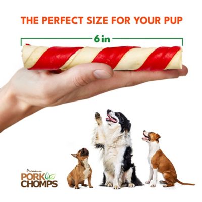 Image showing  6 in. Assorted Bacon and Chicken Flavor Twists for Dogs, 12 ct.