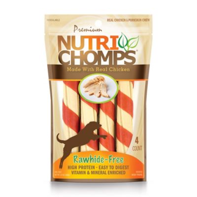 NutriChomps 6-inch Chicken Wrapped Twist, 4 ct. Dog Chews