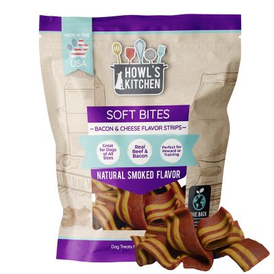 Howl's Kitchen Real Bacon and Cheese Flavor Srips, 6 oz 