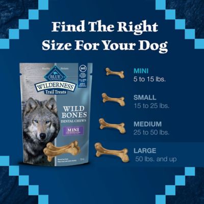 Image showing  Wild Bones Mini Dog Treats, 10 oz.