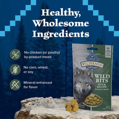 Image showing 6 th Blue Buffalo Wilderness Trail Treats Wild Bites Duck Recipe Soft Dog Training Treats, 4 oz.