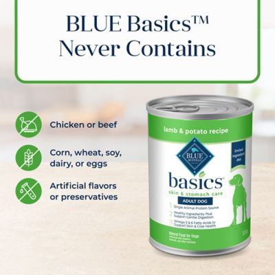Image showing 5 th Blue Buffalo Basics Basics Grain-Free Wet Dog Food Lamb, 12.5 oz.