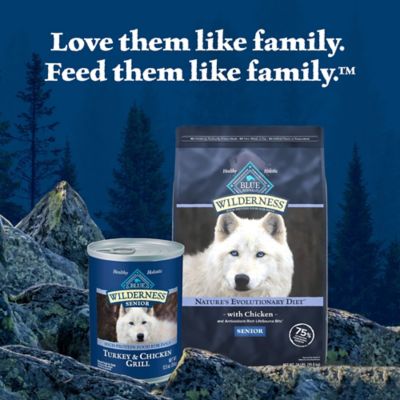 Image showing 7 th Blue Buffalo Wilderness Rocky Mountain Recipe Senior Dog Food Red Meat, 12.5 oz.