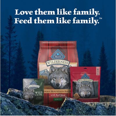 Image showing 7 th Blue Buffalo Wilderness Trail Toppers Wild Cuts Natural High-Protein Dog Wet Food, Duck Bites in Hearty Gravy, 3 oz. Pouch