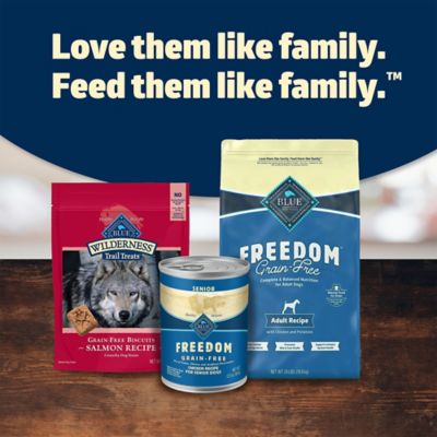 Image showing 8 th Blue Buffalo Freedom Grain-Free Senior Chicken Recipe Wet Dog Food, 12.5 oz.