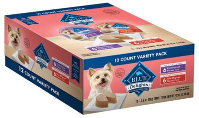 Blue Buffalo Life Protection Delights Small Breed Adult Filet Mignon/Porterhouse Pate Wet Dog Food Cups, 3.5 oz. I have 2 French