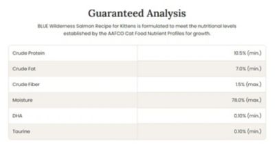 Image showing  Kitten Salmon Recipe Wet Cat Food, 3 oz.