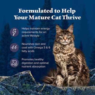 Image showing  Senior Mature Adult Grain-Free High-Protein Chicken Recipe Dry Cat Food