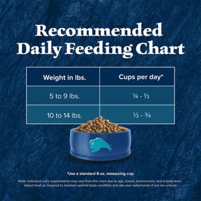 Image showing 9 th Blue Buffalo Wilderness Senior Mature Adult Grain-Free High-Protein Chicken Recipe Dry Cat Food