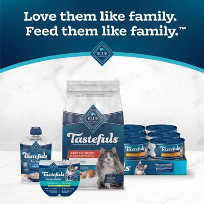 Image showing 8 th Blue Buffalo Tastefuls Senior Adult Cat 7+ Chicken and Brown Rice Recipe Dry Cat Food