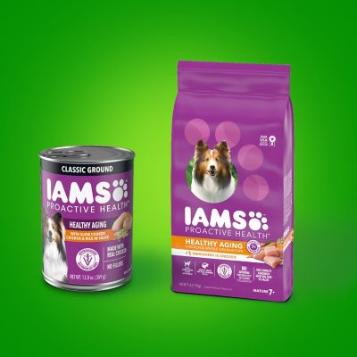 Image showing 5 th Iams Proactive Health Senior With Slow Cooked Chicken And Rice, 13 oz.