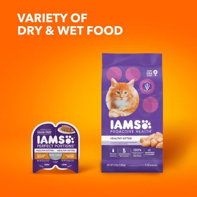 Image showing 7 th Iams Proactive Health Healthy Kitten Chicken Dry Cat Food