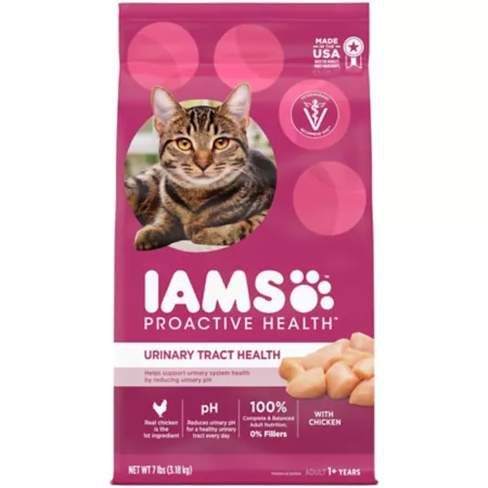 Iams ProActive Health Adult Indoor Urinary Tract Health Chicken Dry Cat Food 7 lb Bag Dry Cat Food