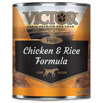 Victor Chicken & Rice Pate Wet Dog Food, 13.2 oz. Can