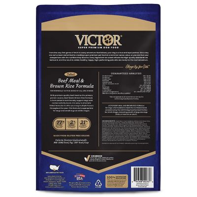 Image showing 1 th Victor All Life Stages Beef and Rice Recipe Dry Dog Food