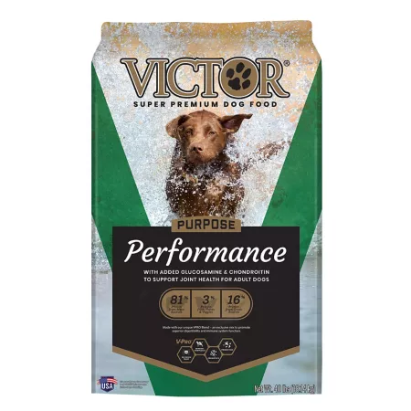 Victor Purpose Performance Adult Beef Recipe Dry Dog Food Joint Health 40 lb Bag Dry Dog Food