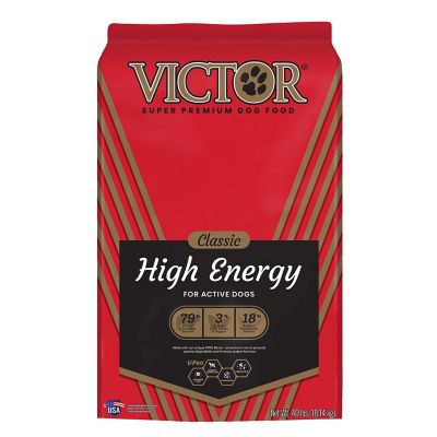 Victor Classic High Energy All Life Stages Beef Recipe Dry Dog Food, 40 lb. Bag