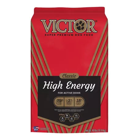 Victor Classic High Energy All Life Stages Beef Recipe Dry Dog Food 40 lb Bag Dry Dog Food