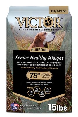 Victor Pet Food Purpose Senior Healthy Weight, Joint Health, Adult, Dry Dog Food