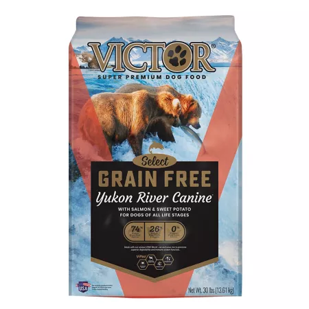 Victor Select All Life Stages Grain-Free Yukon River Canine Fish Recipe Dry Dog Food 30 lb Bag Dry Dog Food