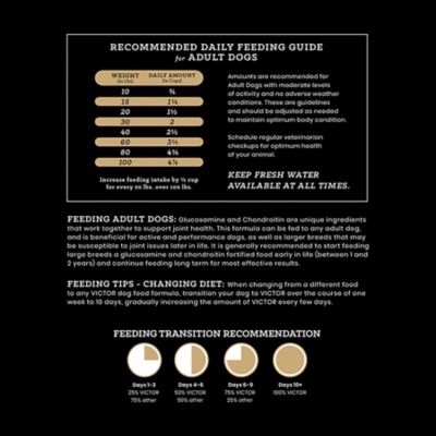 Image showing 8 th Victor Performance Adult Joint Health Beef Recipe Dry Dog Food