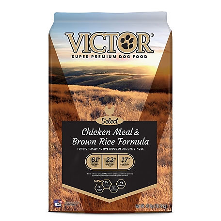 Victor Select Chicken & Rice Dog Food, 40 lb., MAP2428