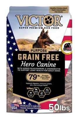 Victor Pet Food Purpose Grain-Free Hero Canine, Joint Health, Adult, Dry Dog Food