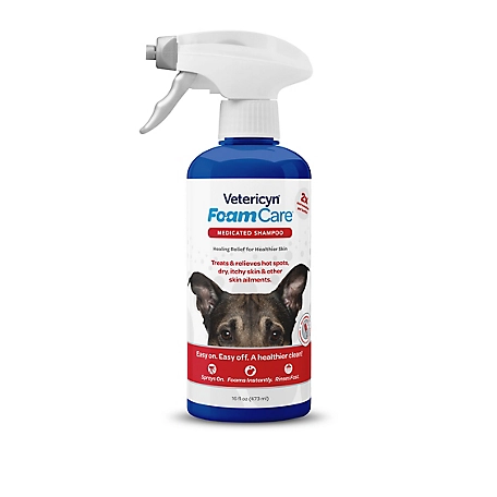 Vetericyn FoamCare Medicated Pet Shampoo, 16 oz.