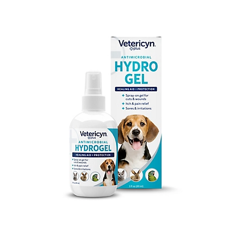 Innovacyn Vetericyn Plus Antimicrobial Pet Hydrogel Wound Spray, 3 oz.