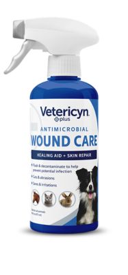 Vetericyn Plus Antimicrobial All Animal Wound Care Spray, 16 oz.