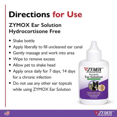 Image showing 6 th Zymox Enzymatic Ear Solution Hydrocortisone Free, 1.25 oz.
