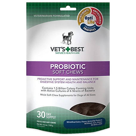 Vet's Best Dog Probiotic Soft Chews, 30 ct.