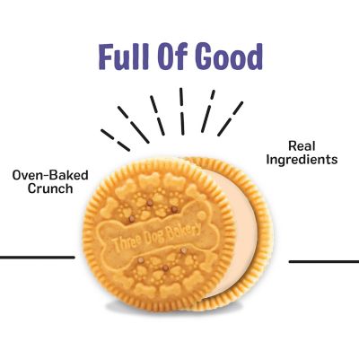 Image showing  Lick'n Crunch Dog Treats, Golden Vanilla and Peanut Butter Flavor, 13 oz.