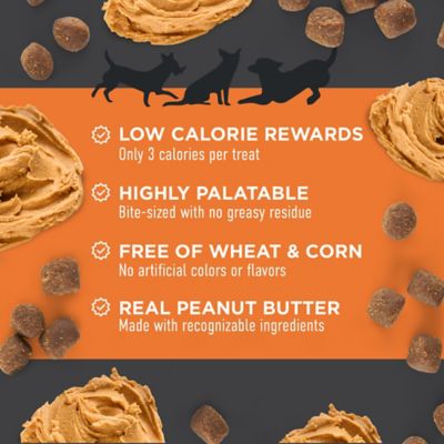 Image showing  Tricky Trainers Grain Free Soft & Chewy with Peanut Butter Dog Treats, 12 oz.