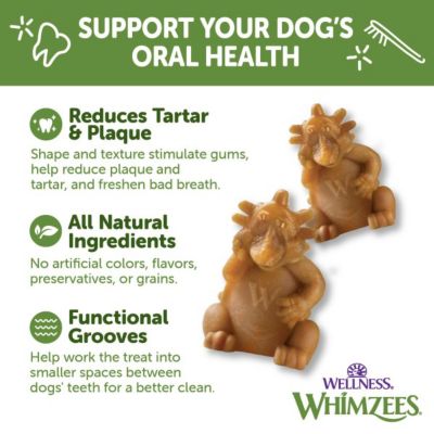 Image showing  Hedgehog Shapes Dog Dental Treat, Large, 6 pc.